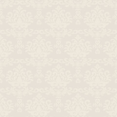 Seamless damask patterns for ornament, wallpaper, packaging, vector background
