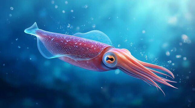 squid, fish, sea, underwater, water, aquarium, ocean, animal, blue, tropical, coral, reef, marine, nature, vector, diving, cartoon, fishing, goldfish, illustration, aquatic, isolated, scuba, swimming,