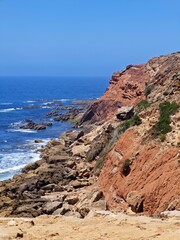 Algarveküste steinig und felsig