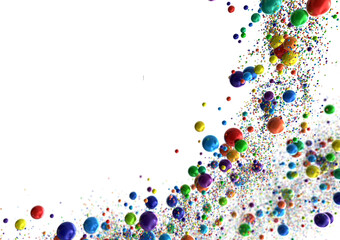 confetti png. Gold confetti falls from the sky. Glittering confetti on a transparent background. Holiday