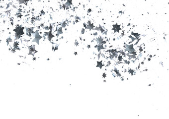 Christmas Star Plummet: Astonishing 3D Illustration Depicting Falling Holiday Stardust