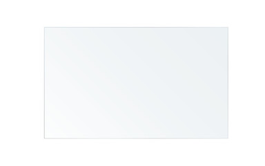 Png Polished, transparent glass plate. Perfect for window, screen, or display overlays. Glossy plastic or acrylic sheet. Isolated on a transparent background with realistic light effects. 1920, 19, 9