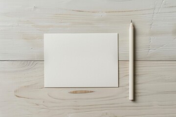 Postcard on Neutral Backdrop