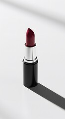 Tube of red lipstick