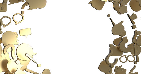 holding smartphone and checking email online on web with