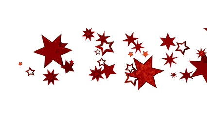 Festive red stars on white. Perfect for holidays, celebrations, and more!