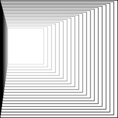 Square blending line halftone. Technology design elements