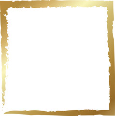 Grunge golden frame. Luxury design