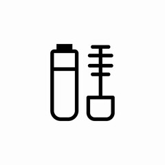 mascara tube wand icon sign vector