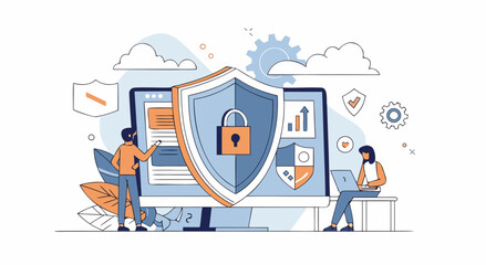 Digital security protection for modern business operations and data privacy assurance