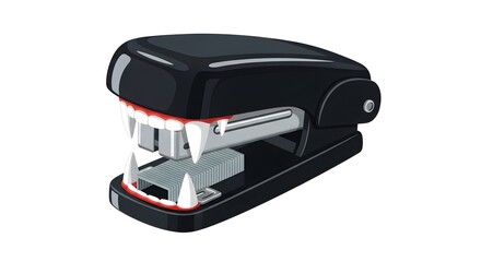 Monster Stapler with Vampire Fangs - Halloween Office Supply