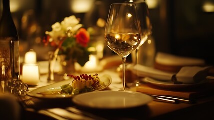 A multi-course fine dining experience with exquisite dishes.