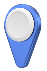 3D Illustration Of Location Sign.