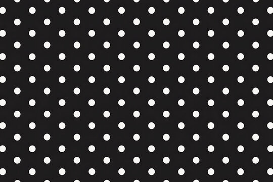 Black Sheet Paper with White Mesh Pattern and Polka Dots for Notebook Design

