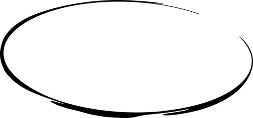 Set of oval grunge frames. Grunge empty