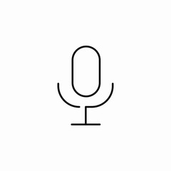audio microphone recording icon sign vector