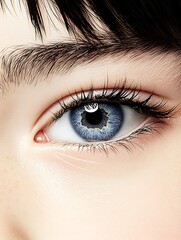 Obraz premium 蒼穹の瞳孔