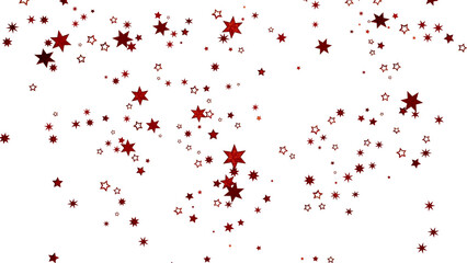 Scattered red stars on white. Perfect for holidays, celebrations, and more!