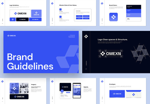Modern and Clean Brand Identity Guideline Template