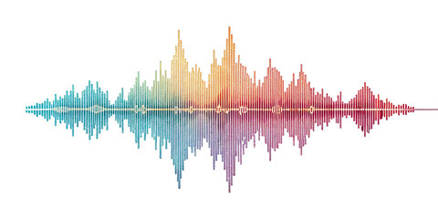 Obraz premium music wave 