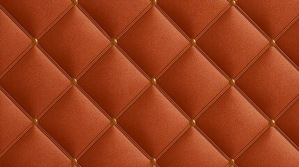 赤褐色のキルティングレザーテクスチャ