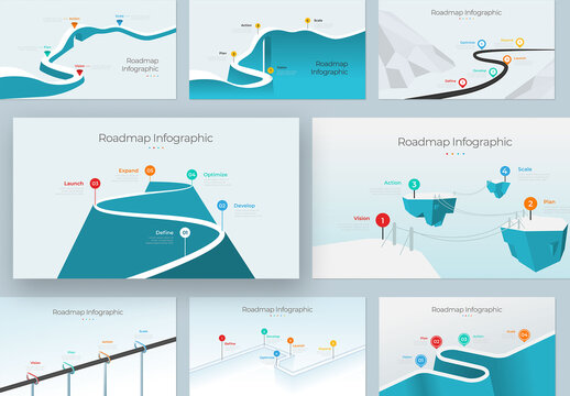 Business Roadmap Infographic Presentation Template