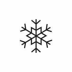 intricate snowflake design icon sign vector