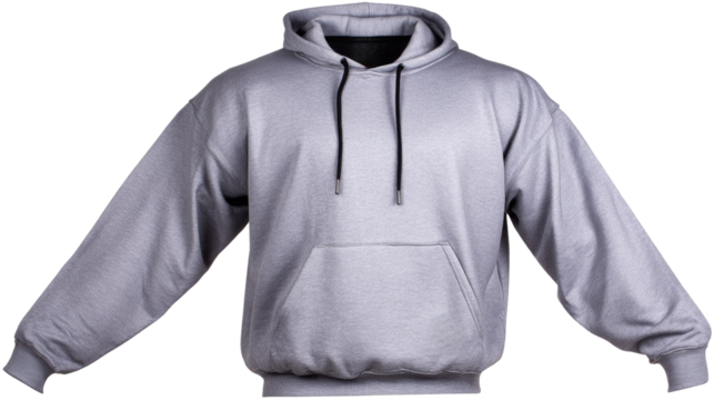 Gray Hoodie with Front Pocket and Adjustable Drawstring for Casual Comfort and Stylish Layering