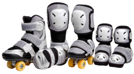 Roller Skates with Protective Gear for Beginners and Kids, Safe and Stylish Rollers for Fun Activities
