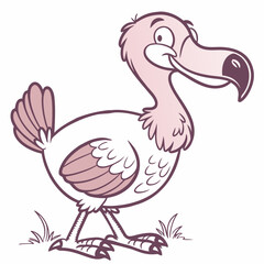 Fototapeta premium illustration of a cartoon duck
