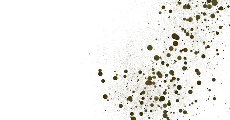 Fototapeta premium gold Rainfall: Astonishing 3D Illustration of gold Confetti Shower