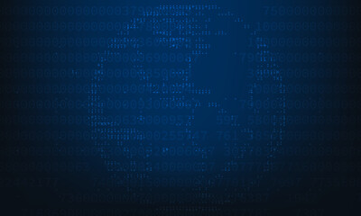 Global network connection. World map point and line composition concept of global business. Vector Illustration