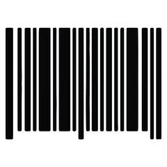 Simple black and white barcode representation on a clean white background for product packaging