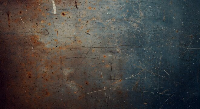 A grunge texture, of a weathered rusty metal surface