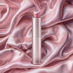 Lip Balm Packaging on Pink Fabric