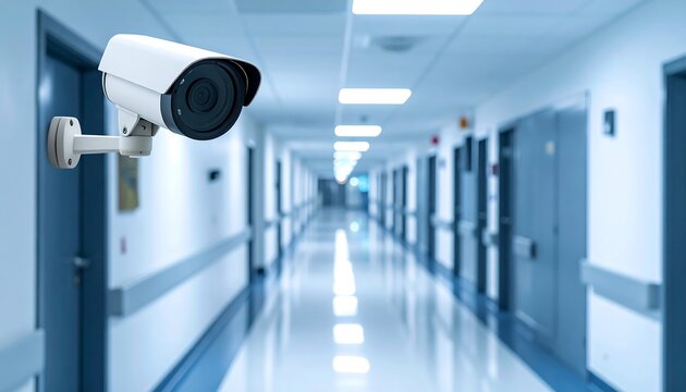 Modern Protection System School Hallway