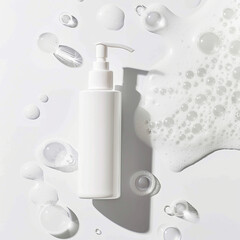 Foaming Cleanser Bottle with Bubbles