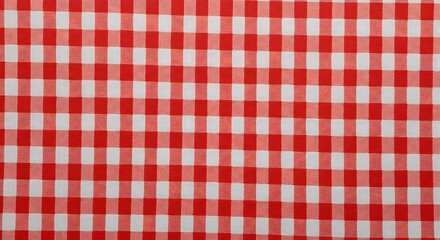 Fototapeta premium Red and white checkered pattern
