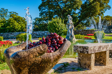 Water Fountain Castro Fortress Vigo