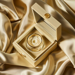 Luxury Eye Cream Jar in Velvet Box