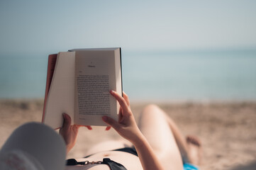 Reading on Sunny Beach