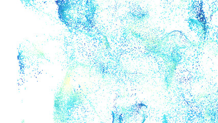 Beautiful abstract background with blue and green particles. Perfect for websites, presentations, and more.