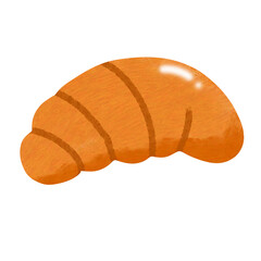 Hand drawn croissant 
