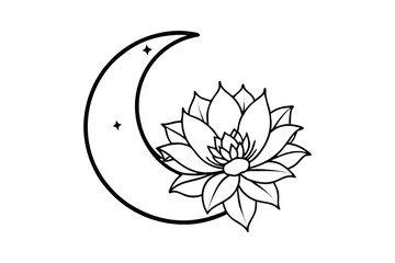 Hand Drawn Floral Line Art Vector Pack - Botanical Flower Illustrations & Nature Outline Graphics for Wedding, Branding & Design Projects