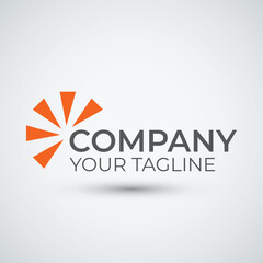 Sun Logo Simple Minimal Vector Logo Design