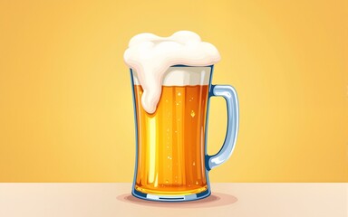 Illustration of International beer day, Celebrate and savor the world's most popular alcoholic beverage. High quality