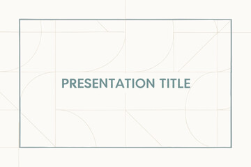 Presentation Title: A modern and minimalist presentation slide with ample space for title, perfect for conveying information and clarity in a professional format.