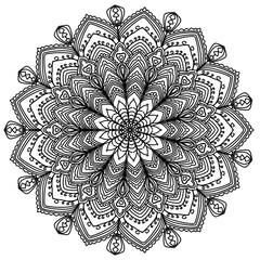 Mandala lace pattern