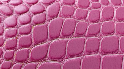 Pink textured surface with crocodile leather pattern close-up