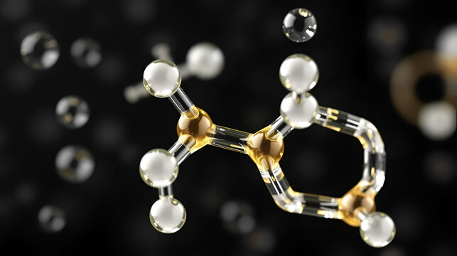 Cyanide can be a colorless liquid, such as hydrogen cyanide (HCN), cyanogen chloride, sodium cyanide (NaCN) or potassium cyanide (KCN). molecule structure and clear droplets 3d rendering